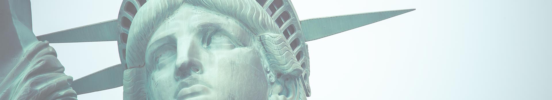 Close up statue of liberty head